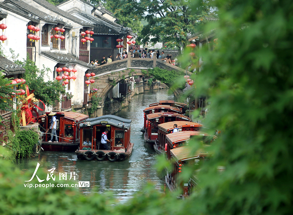 江蘇蘇州：“水上游”為游客夏日添涼意