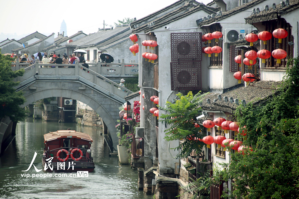 江蘇蘇州:“水上游”為游客夏日添涼意【3】
