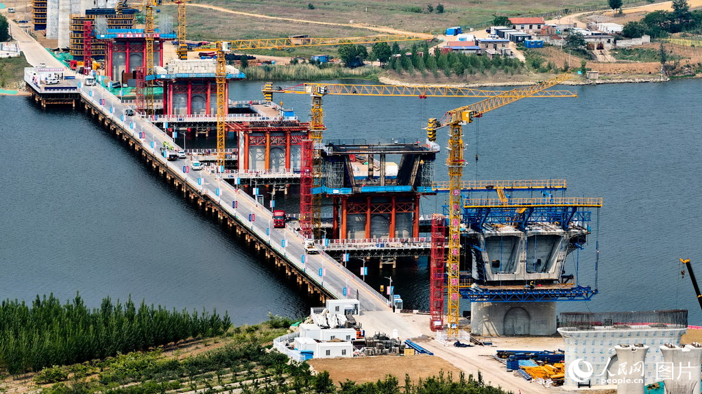 墻夼水庫特大橋施工提速【2】