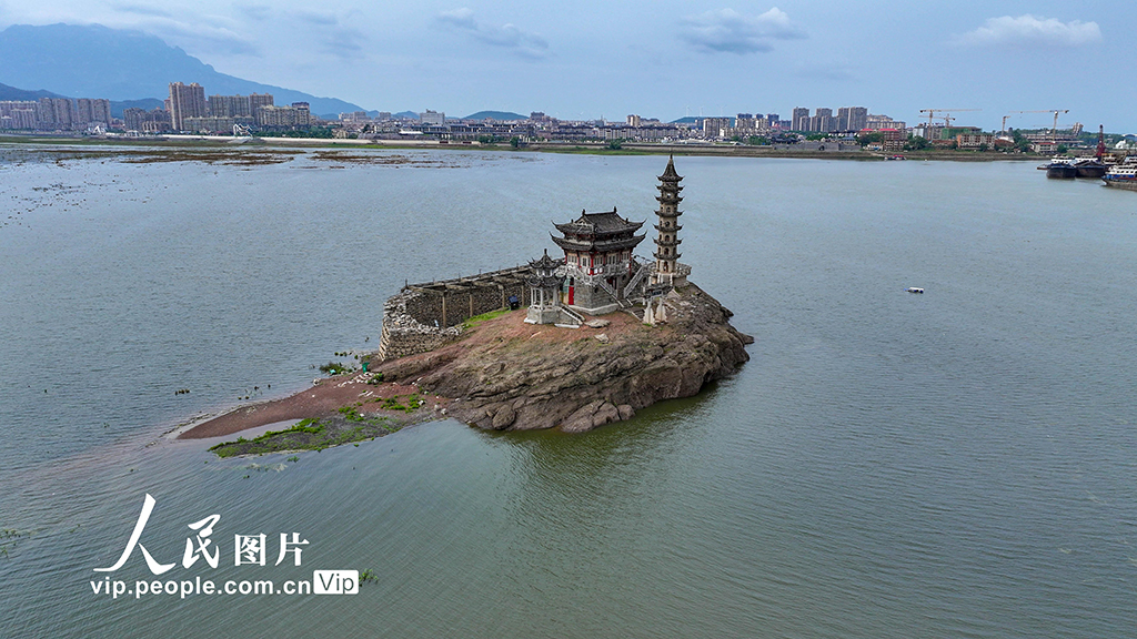 江西廬山：鄱陽湖水位上漲 再現“湖面落星”景觀【4】