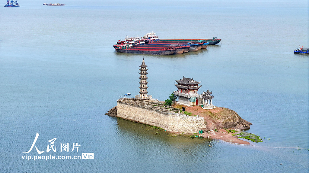 江西廬山：鄱陽湖水位上漲 再現“湖面落星”景觀【5】