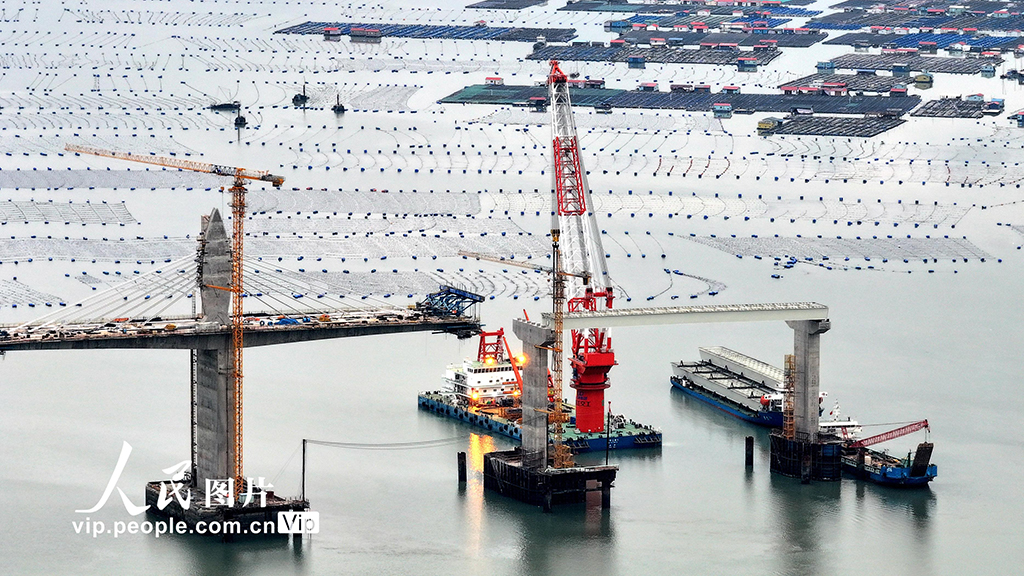 福建霞浦：東吾洋特大橋建設有序推進【4】