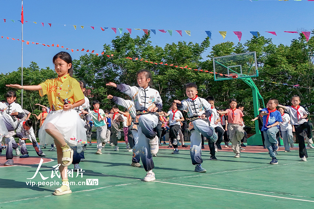 安徽銅陵:武術進校園 非遺共傳承【2】