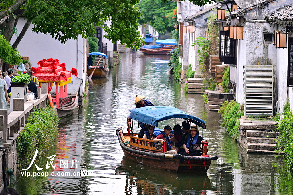江蘇昆山：周莊古鎮旅游人氣旺【4】