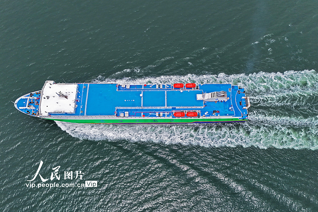 山東煙臺：渤海輪渡新能源汽車運輸船投入煙臺—大連航線運營【2】