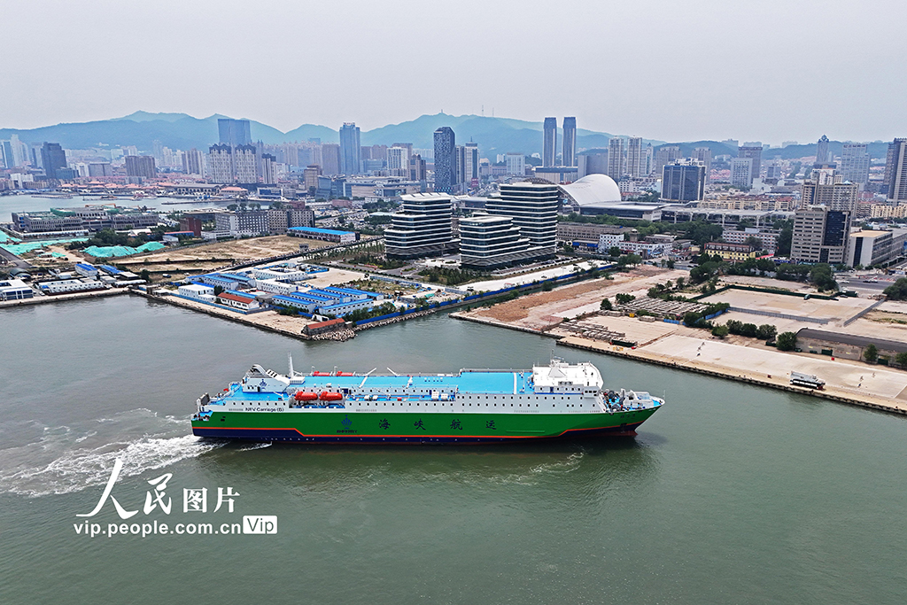 山東煙臺：渤海輪渡新能源汽車運輸船投入煙臺—大連航線運營【3】