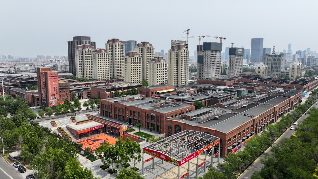 天津天拖片區城市更新項目（5月30日攝，無人機照片）。