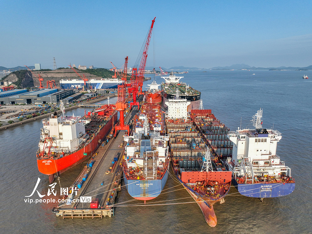 浙江舟山:船舶維修忙【4】