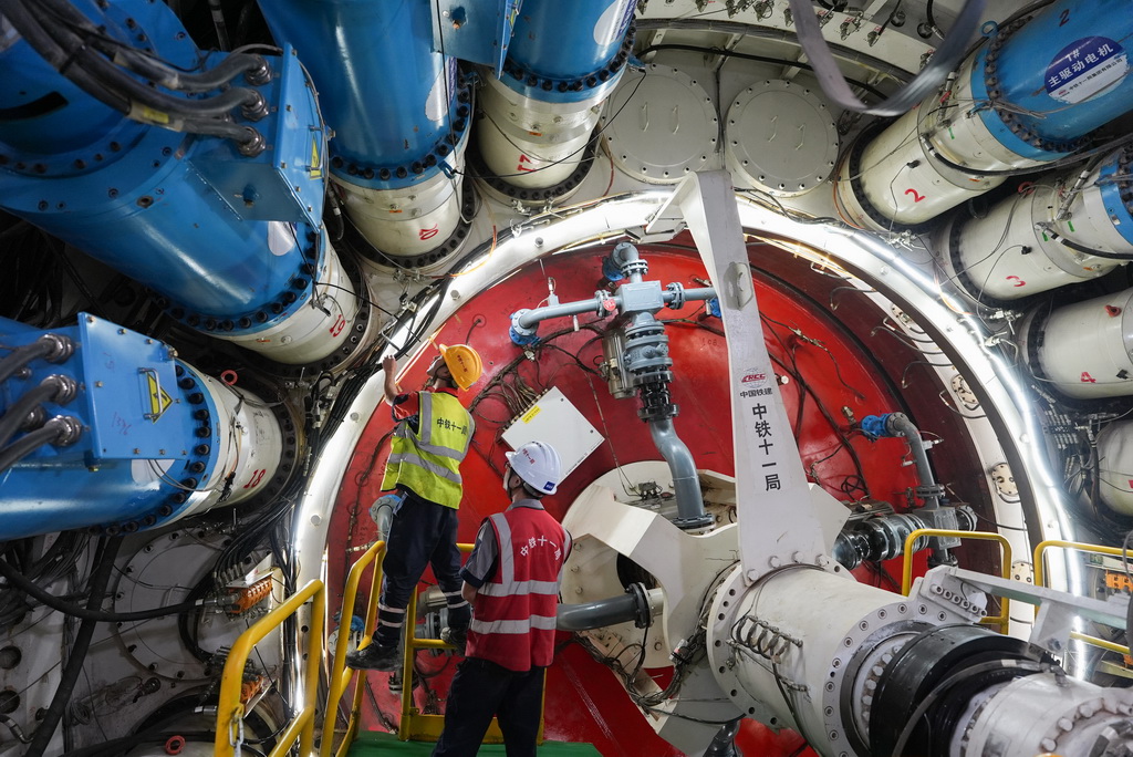 甬舟鐵路金塘海底隧道建設穩步推進