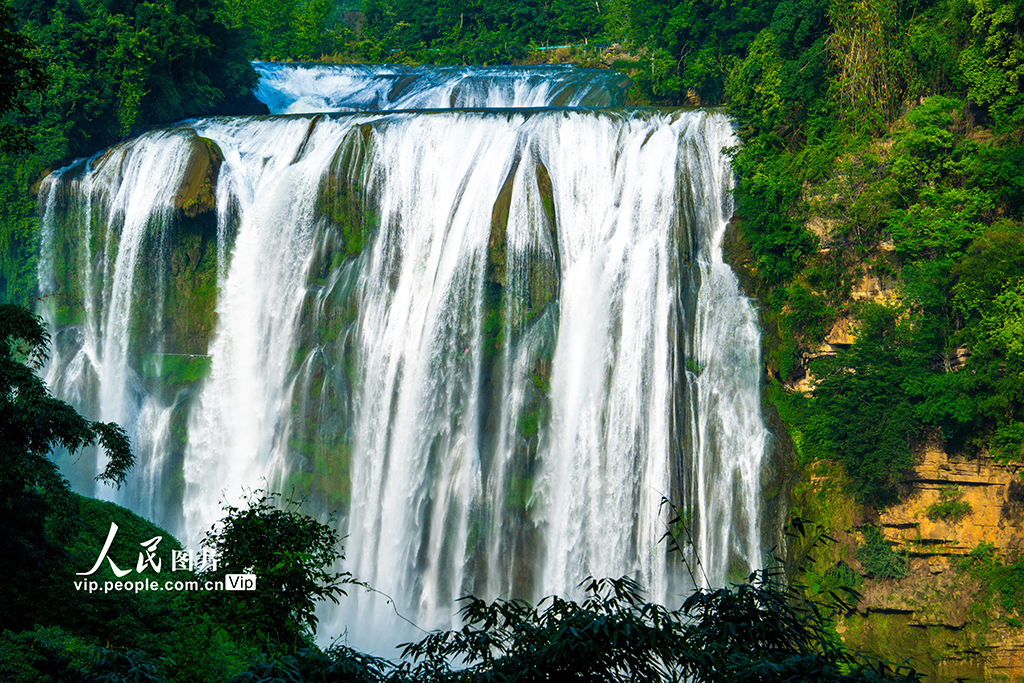 貴州安順：豐水期黃果樹瀑布場面壯觀【4】