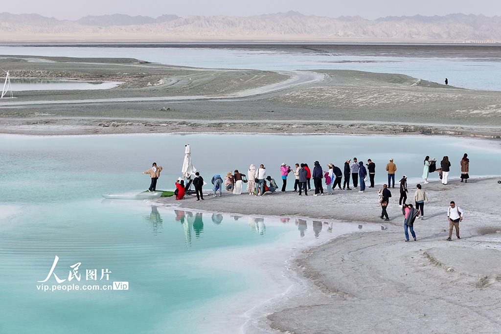 青海海西:翡翠湖醉游人【5】