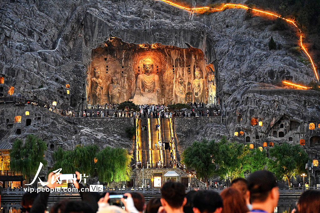 河南洛陽：夜游龍門【4】