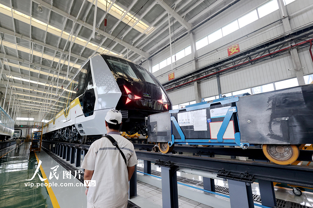 浙江杭州:杭德市域鐵路工程首列車下線【3】