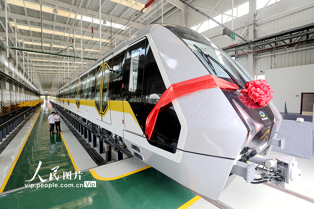 浙江杭州:杭德市域鐵路工程首列車下線【4】