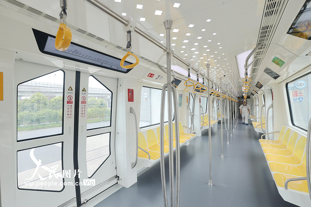 浙江杭州:杭德市域鐵路工程首列車下線【6】