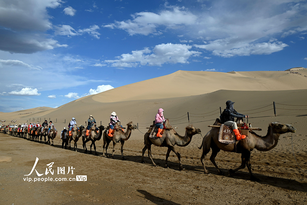 甘肅敦煌:大漠云景如畫迎客來【6】