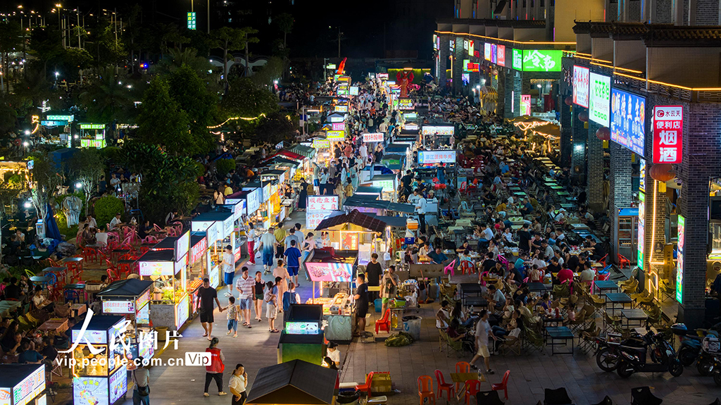 廣西梧州:夏日夜市人氣旺【4】