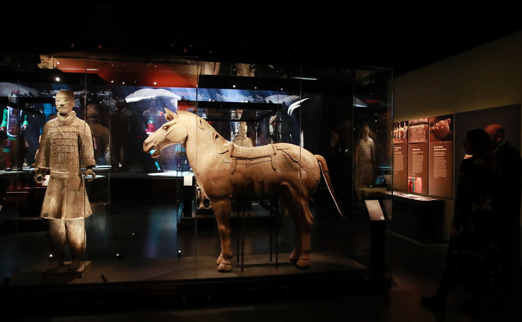 這是6月25日在澳大利亞珀斯西澳博物館拍攝的展品。