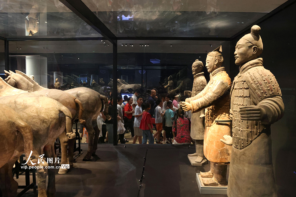 陜西西安：走近兵馬俑 感受文物魅力【4】