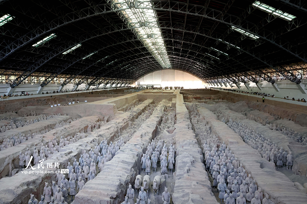 陜西西安：走近兵馬俑 感受文物魅力【5】