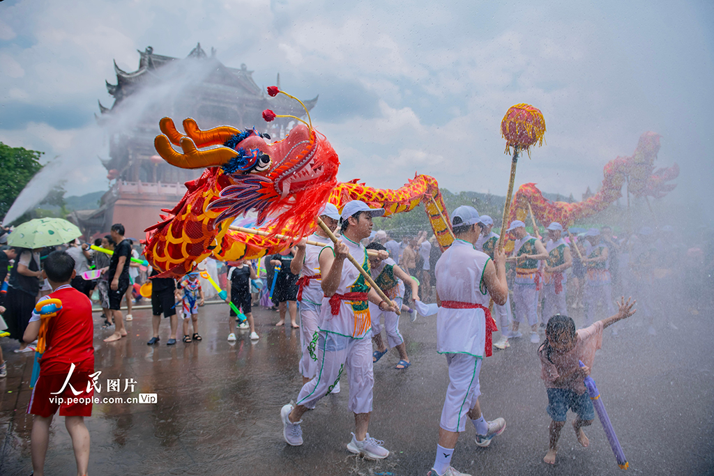 四川成都:洛帶古鎮第25屆客家水龍季啟幕【6】