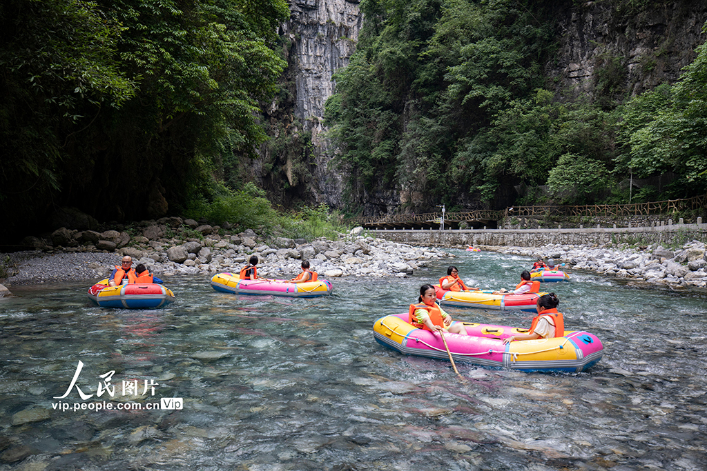 貴州桐梓:峽谷漂流 樂享清涼【3】