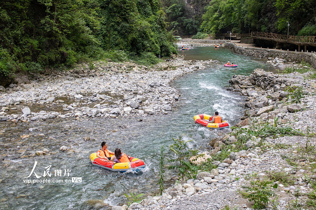 貴州桐梓:峽谷漂流 樂享清涼【4】