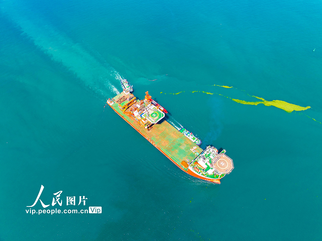 山東青島:西江24-7平臺上部組塊陸地完工起運【3】