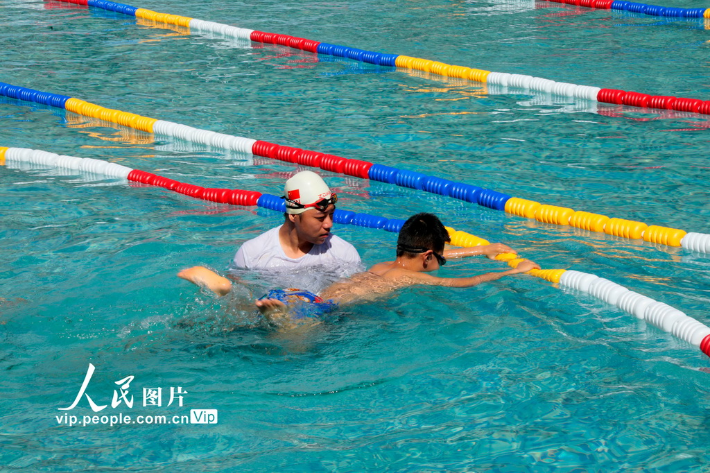 江西泰和：暑假學游泳【2】