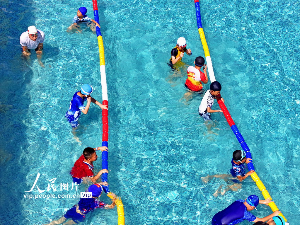 江西泰和:暑假學游泳【4】