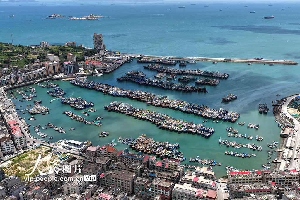 福建福州:漁船回港躲避臺風【2】