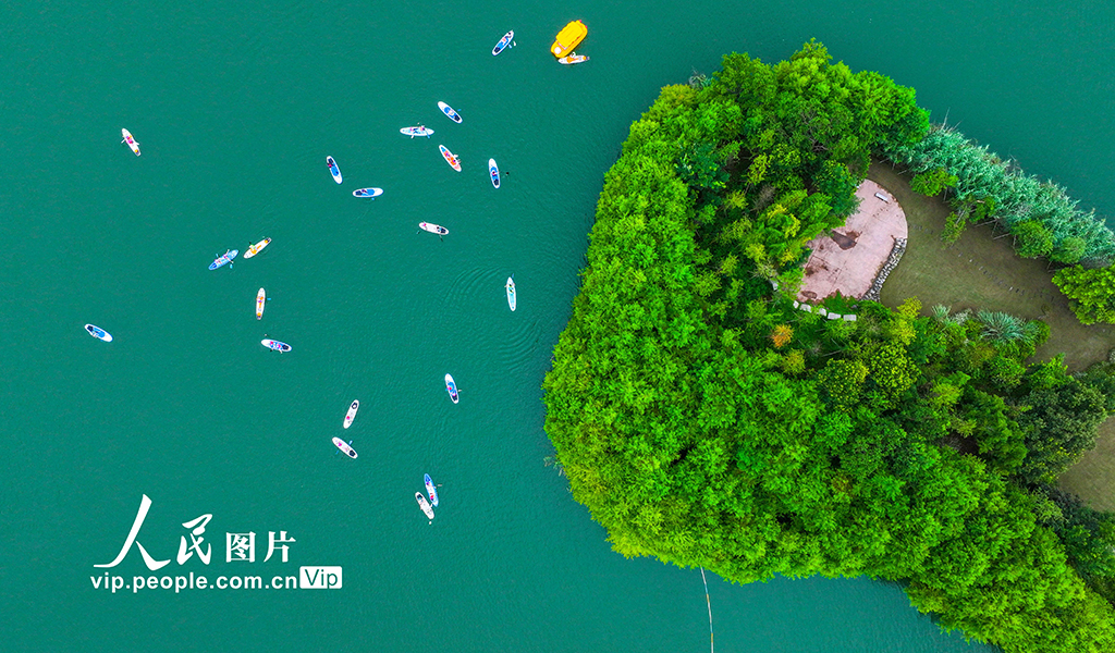 浙江淳安：夏日玩轉水上娛樂項目【4】