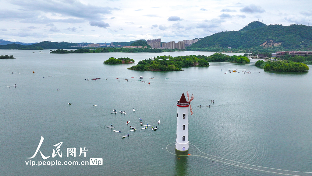 浙江淳安：夏日玩轉水上娛樂項目【5】