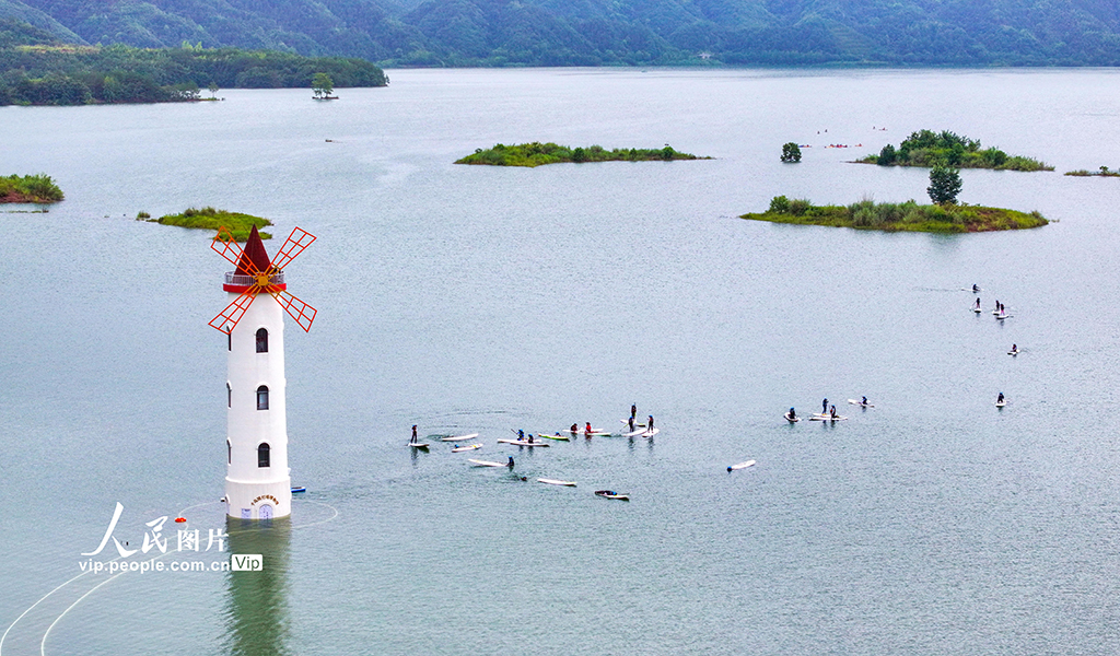 浙江淳安：夏日玩轉水上娛樂項目【6】