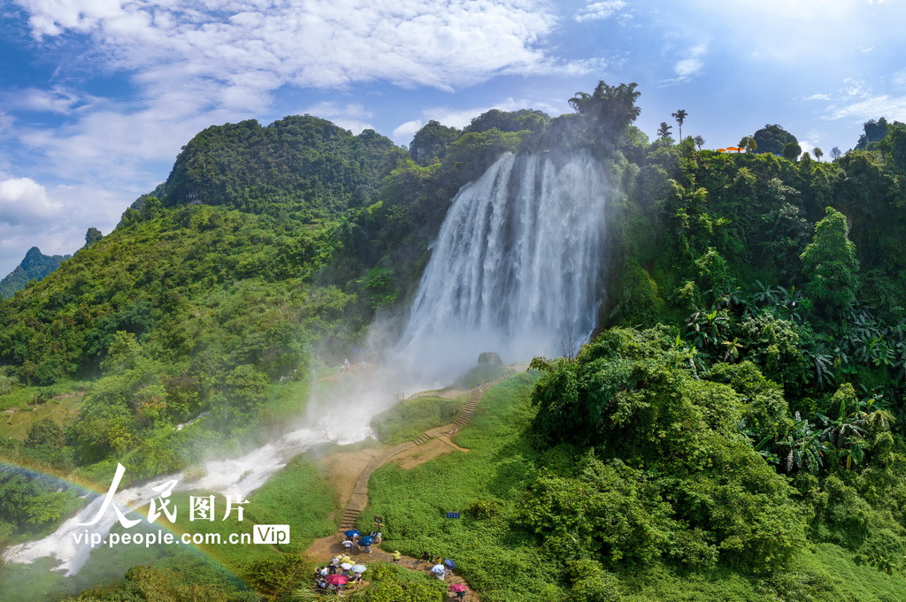 廣西靖西:三疊嶺瀑布壯美如畫【2】