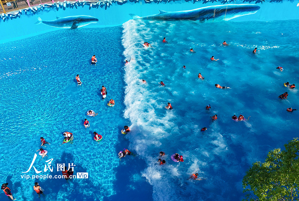 安徽黃山:親水逐浪享清涼【4】