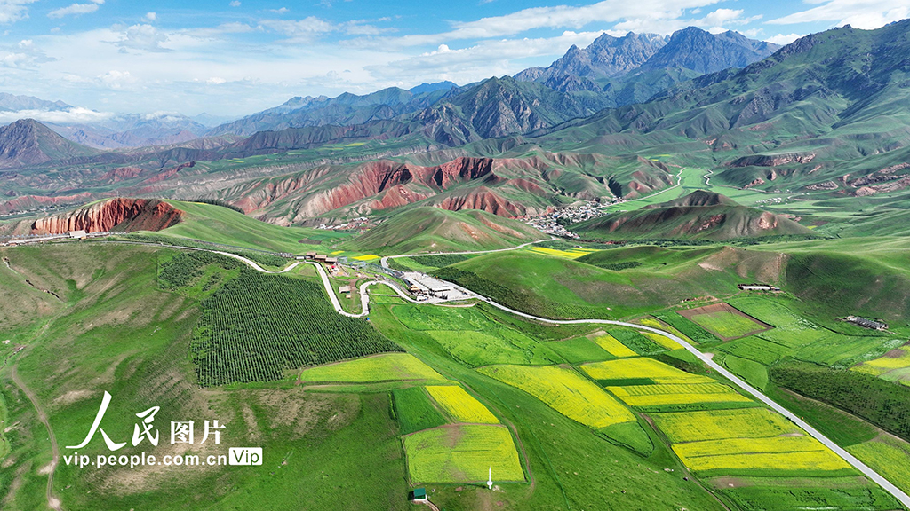 青海祁連:卓爾山風景壯美【2】