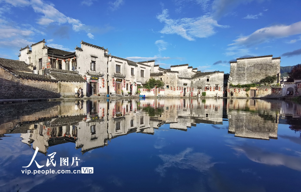 安徽黟縣：水墨宏村景色宜人【5】