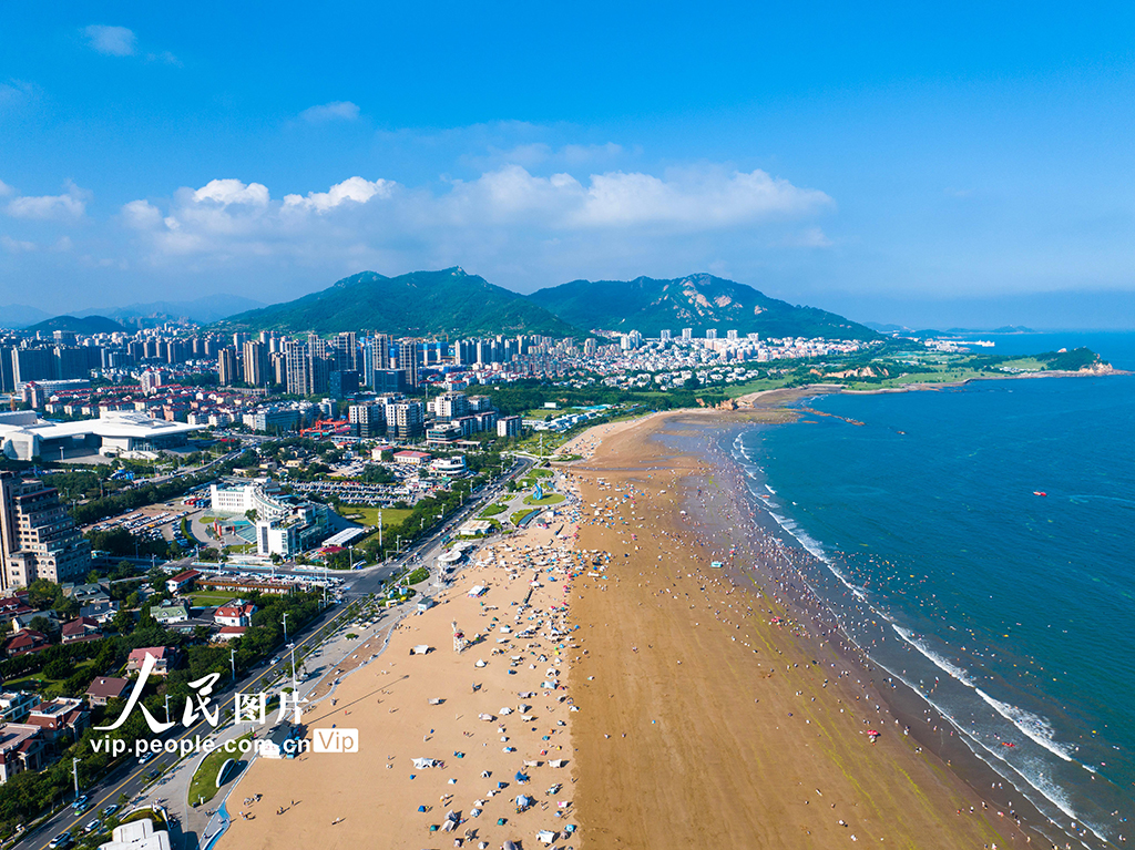 山東青島：海水浴場樂享夏日清涼【4】