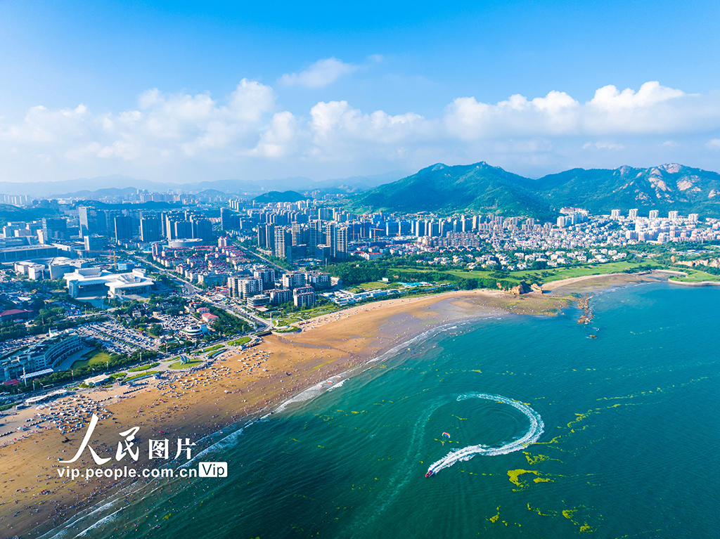 山東青島：海水浴場樂享夏日清涼【6】