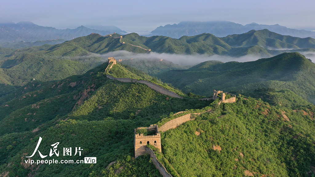 北京密云:蟠龍山長城晨霧縹緲景美如畫【6】