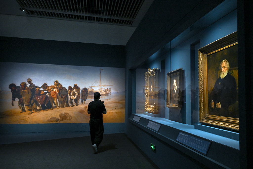 “涅瓦河畔的遐思——列賓藝術特展”在國博開幕