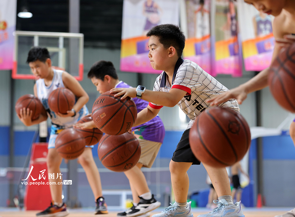 河北廣宗：暑期勤練技 運動強體魄