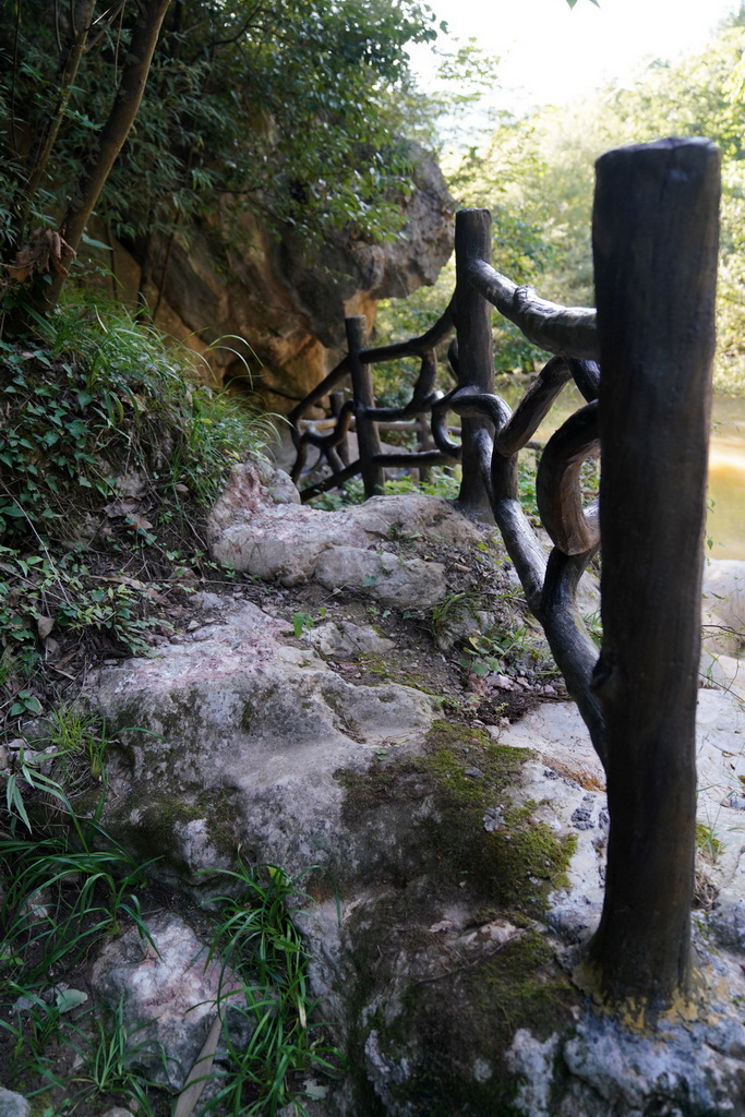 7月14日在青泥嶺拍攝的古蜀道遺存。新華社記者 馬寧 攝