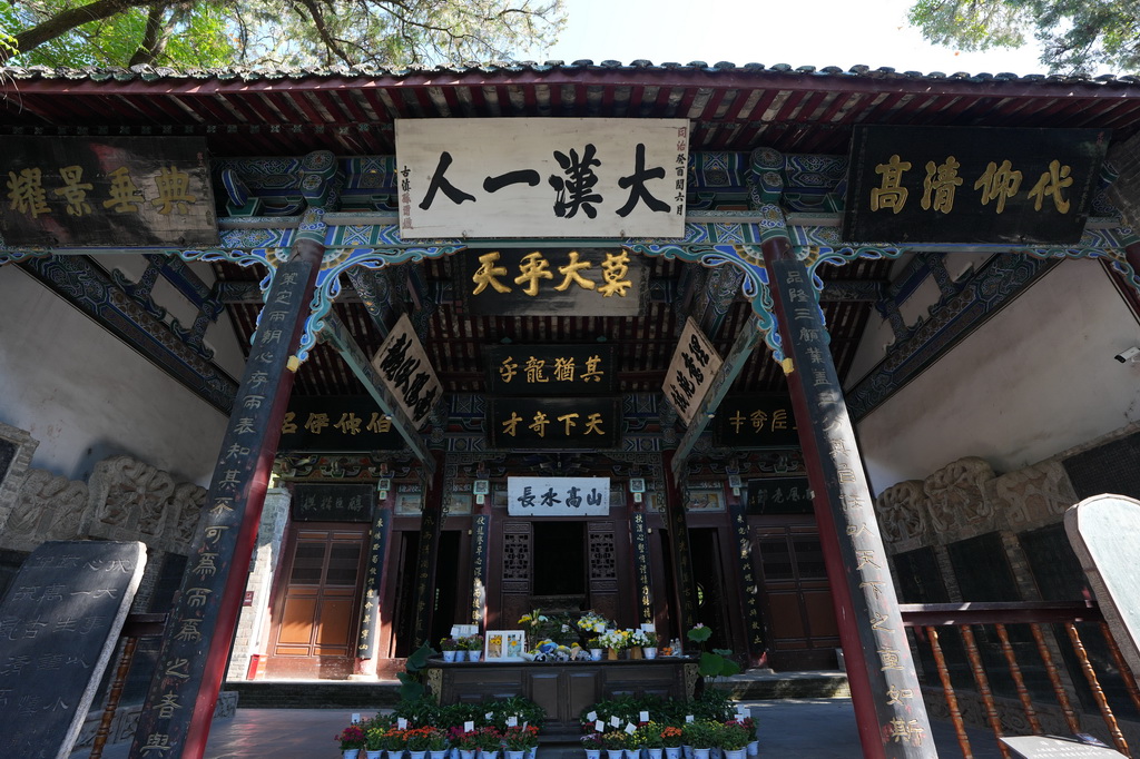 位于漢中市勉縣的武侯祠（7月22日攝）。