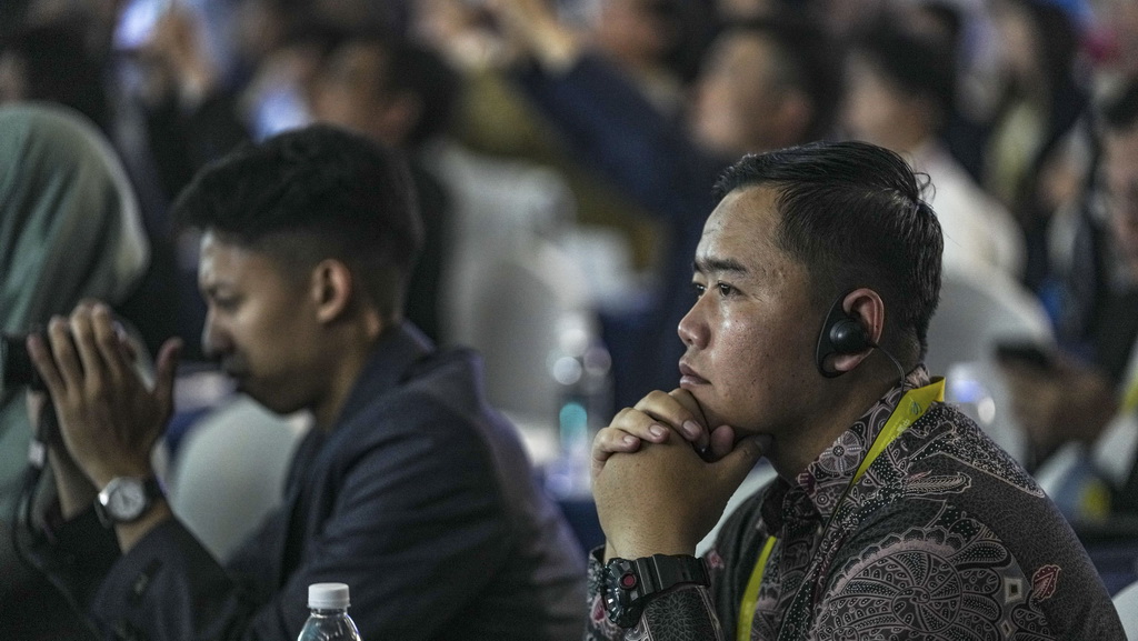 7月26日，參會代表出席2025中國—東盟教育交流周開幕式。