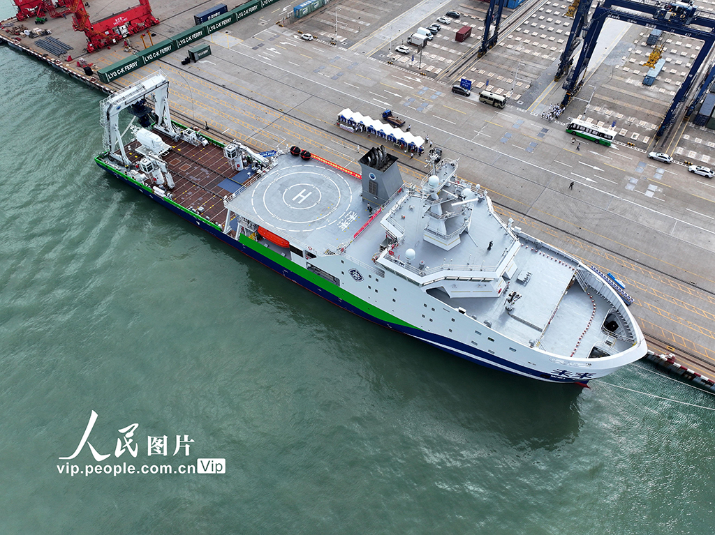 深遠海綠色智能技術試驗船“未來”號抵達江蘇連云港【5】