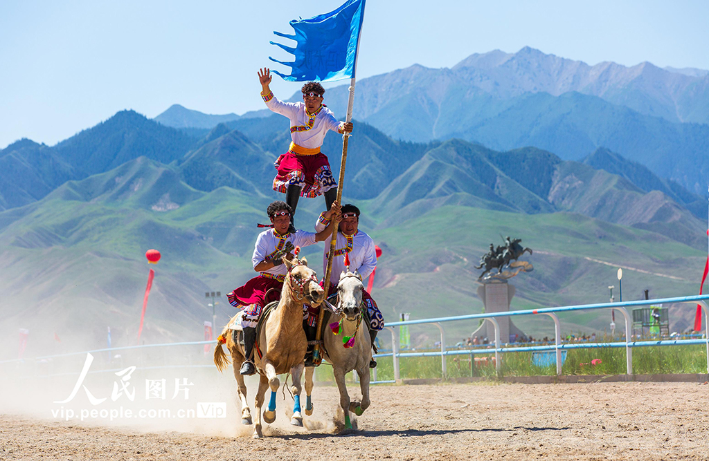 甘肅肅南:草原賽馬精彩紛呈【3】