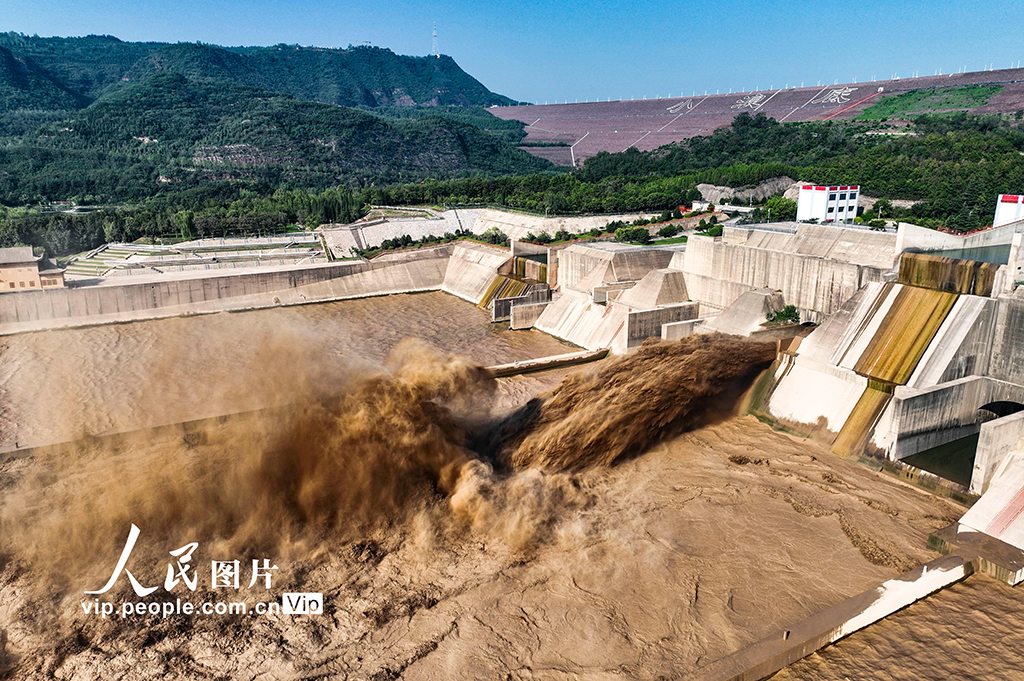 河南濟源:小浪底泄洪防汛【4】