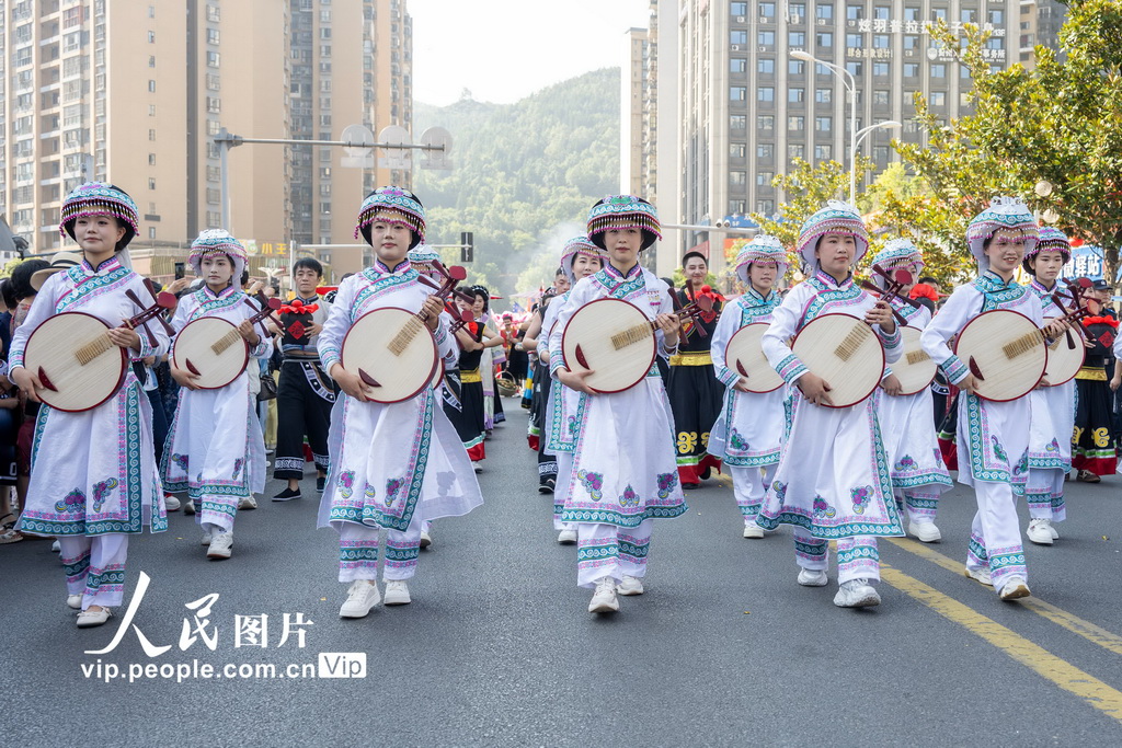 貴州畢節舉辦民族非遺大巡游活動【7】